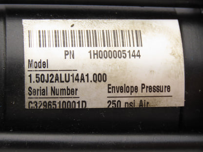 Parker 1.50J2ALU14A1.000 Pneumatic Air Cylinder 1.5" Bore 1" Stroke 250PSI