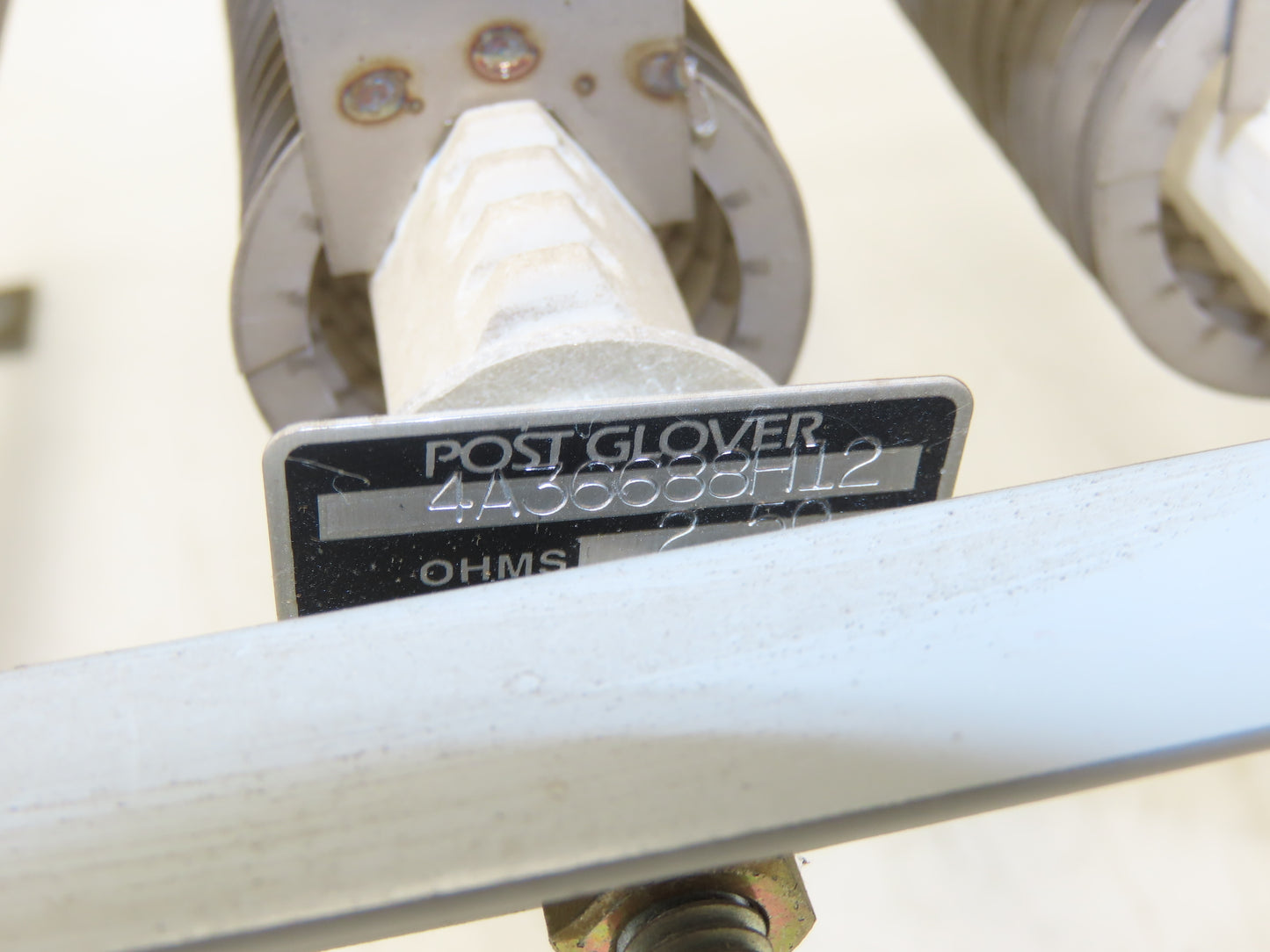 Post Glover Resistor Bank 2.5 / 250 Ohms Ampgard Synchronous Exciter 4A36692G45