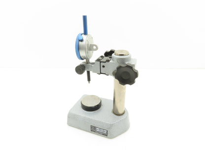 Mitutoyo 7002-10 Indicator Stand Steel Base 58mm Flat Anvil with Dial Gage 0-1"