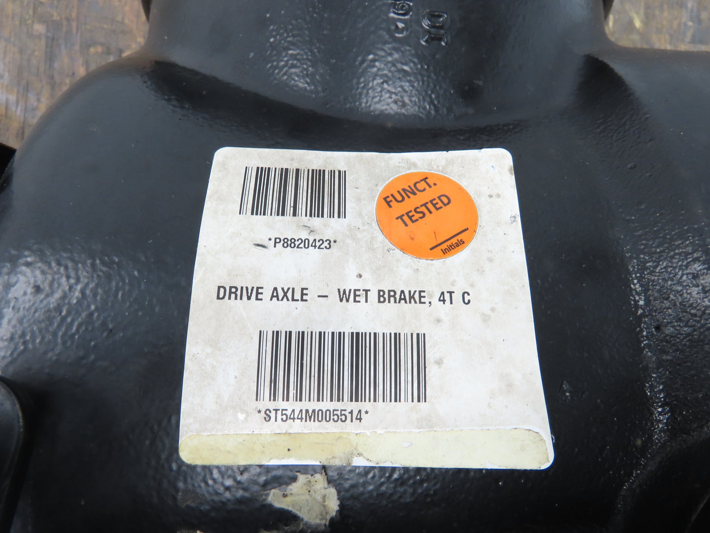 Hyster E80XN Forklift Front Dual Wheel Drive Axle Assembly 8-Lug Off E80XN