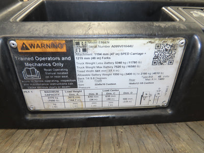 Hyster E80XN Forklift Front Dual Wheel Drive Axle Assembly 8-Lug Off E80XN