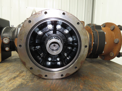 Hyster E80XN Forklift Front Dual Wheel Drive Axle Assembly 8-Lug Off E80XN