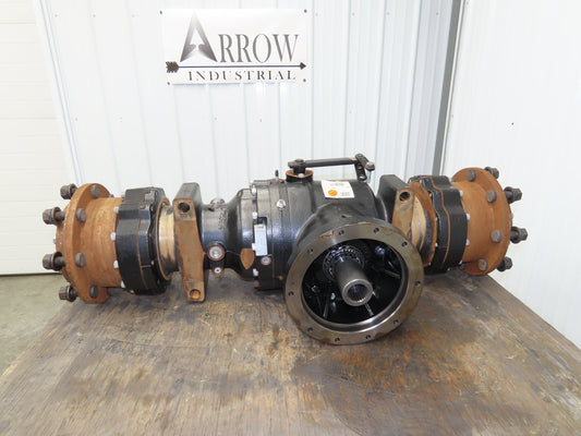Hyster E80XN Forklift Front Dual Wheel Drive Axle Assembly 8-Lug Off E80XN