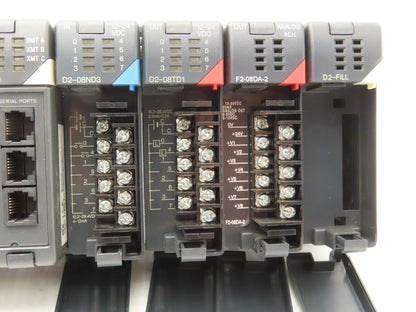 Koyo Direct Logic Do More PLC 6-Slot Rack w/H2 Programmable Controller & I/O