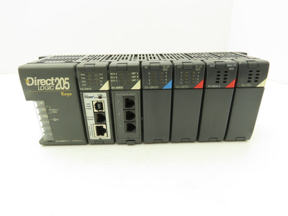 Koyo Direct Logic Do More PLC 6-Slot Rack w/H2 Programmable Controller & I/O
