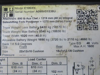 Speedshield M-FM2A-HYS-01 Tracker Display Module 8807954 Off Hyster E100XN
