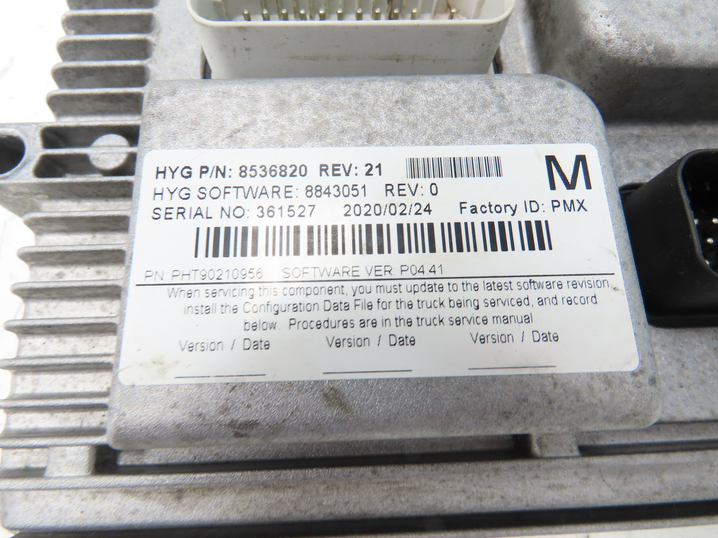 Hyster 8536820 Forklift Control Module Rev 21 Removed From E100XN