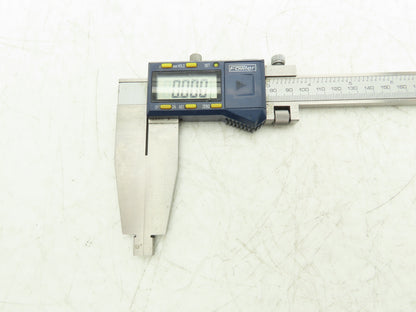 Fowler 54-100-312-0 Xtra-Range Digital Caliper 12" 300mm Nib Jaws *Cracked Glass