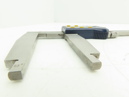 Fowler 54-100-312-0 Xtra-Range Digital Caliper 12" 300mm Nib Jaws *Cracked Glass