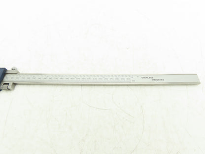 Fowler 54-100-312-0 Xtra-Range Digital Caliper 12" 300mm Nib Jaws *Cracked Glass