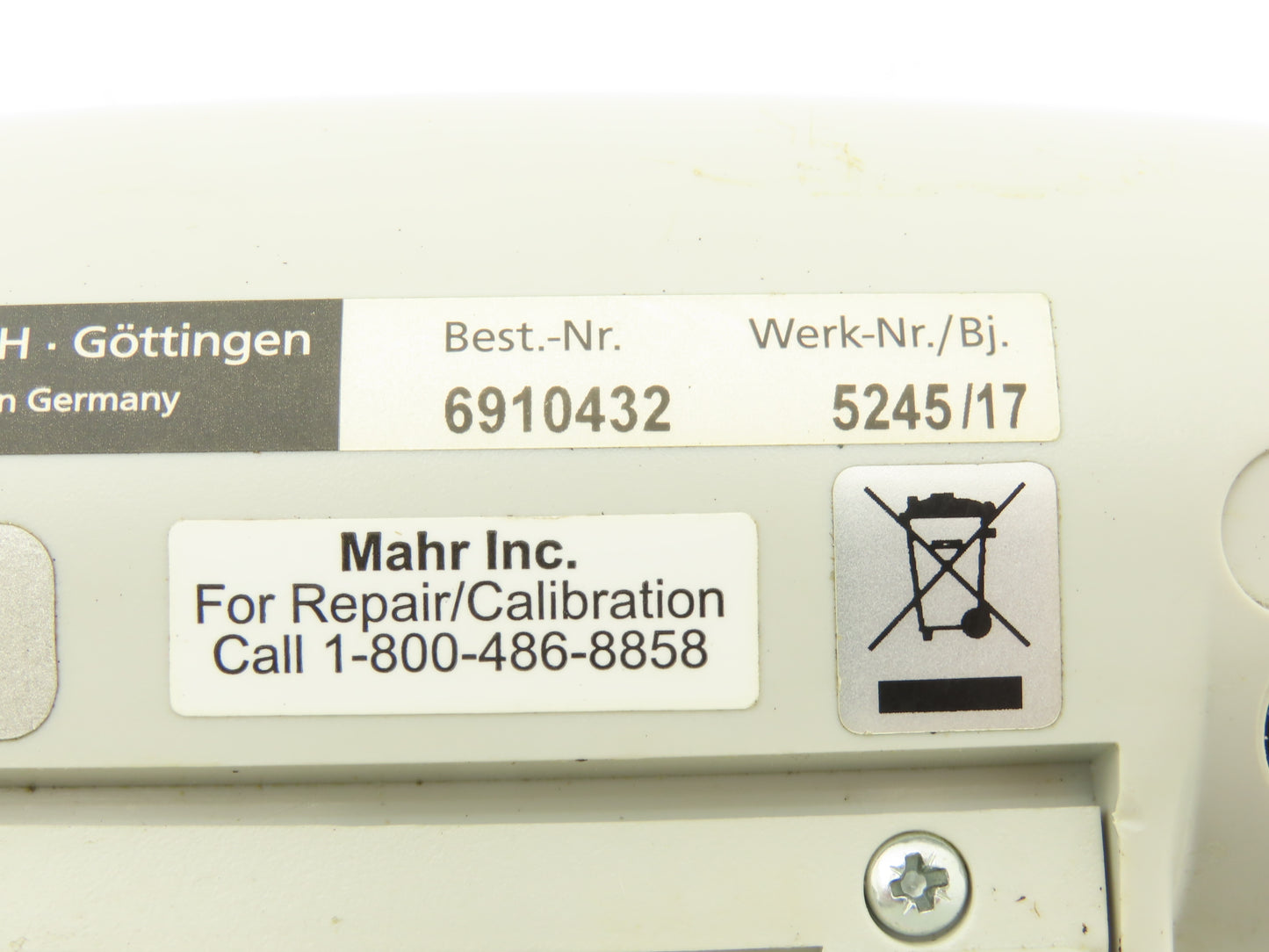 Mahr MarSurf M300C Surface Roughness Tester 24mm Perthometer Drive Probe 6720907