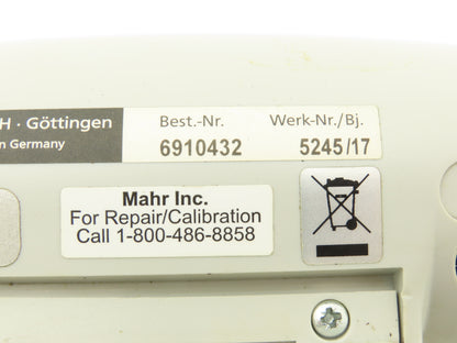 Mahr MarSurf M300C Surface Roughness Tester 24mm Perthometer Drive Probe 6720907