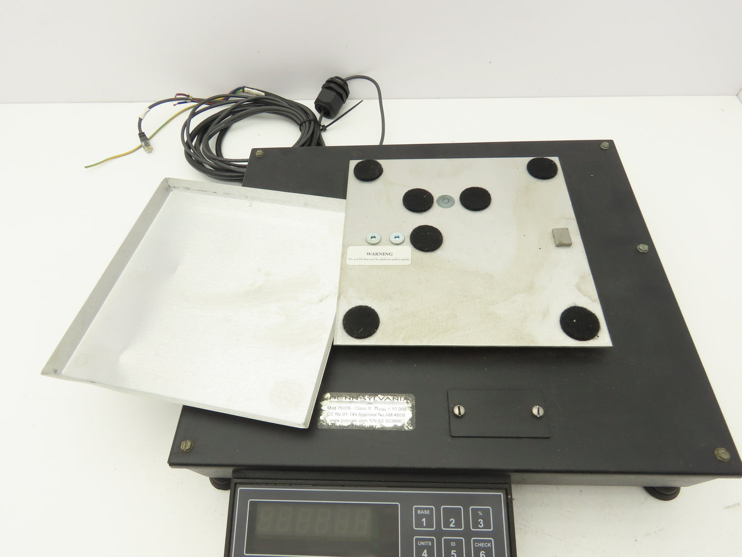 Pennsylvania Scale Company 7600 Scale High Resolution Count / Weigh Scale
