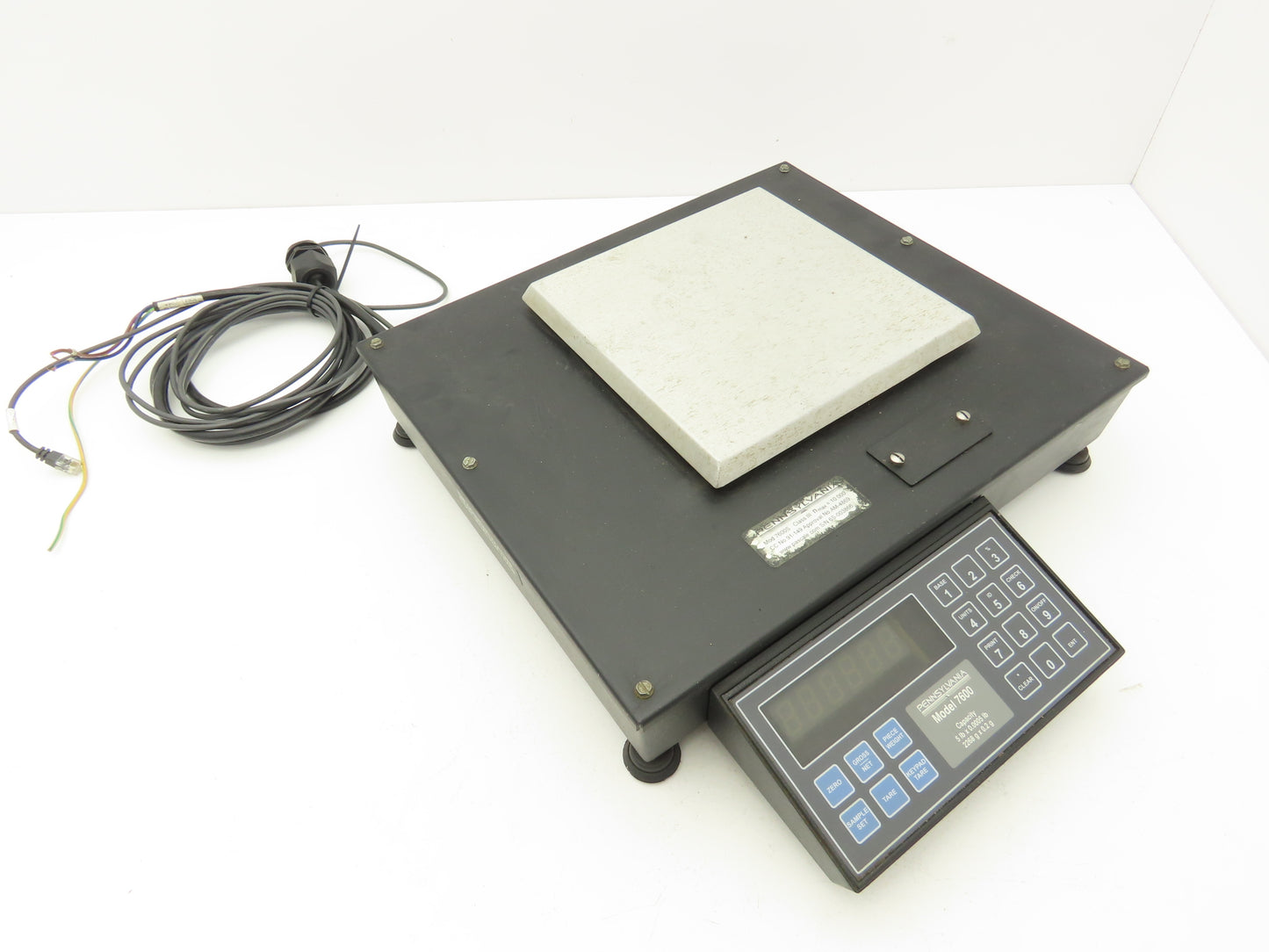 Pennsylvania Scale Company 7600 Scale High Resolution Count / Weigh Scale