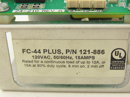 Rodix 121-886 FC-44 PLUS Feeder Cube 120VAC 50/60 Hz 15A w/ 24-210 Rev A PCB