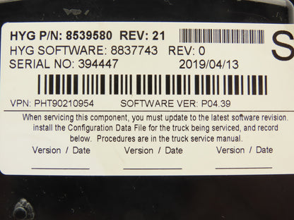 Hyster 8539580 Forklift Display Controller Module W/Key Off E100XN READ