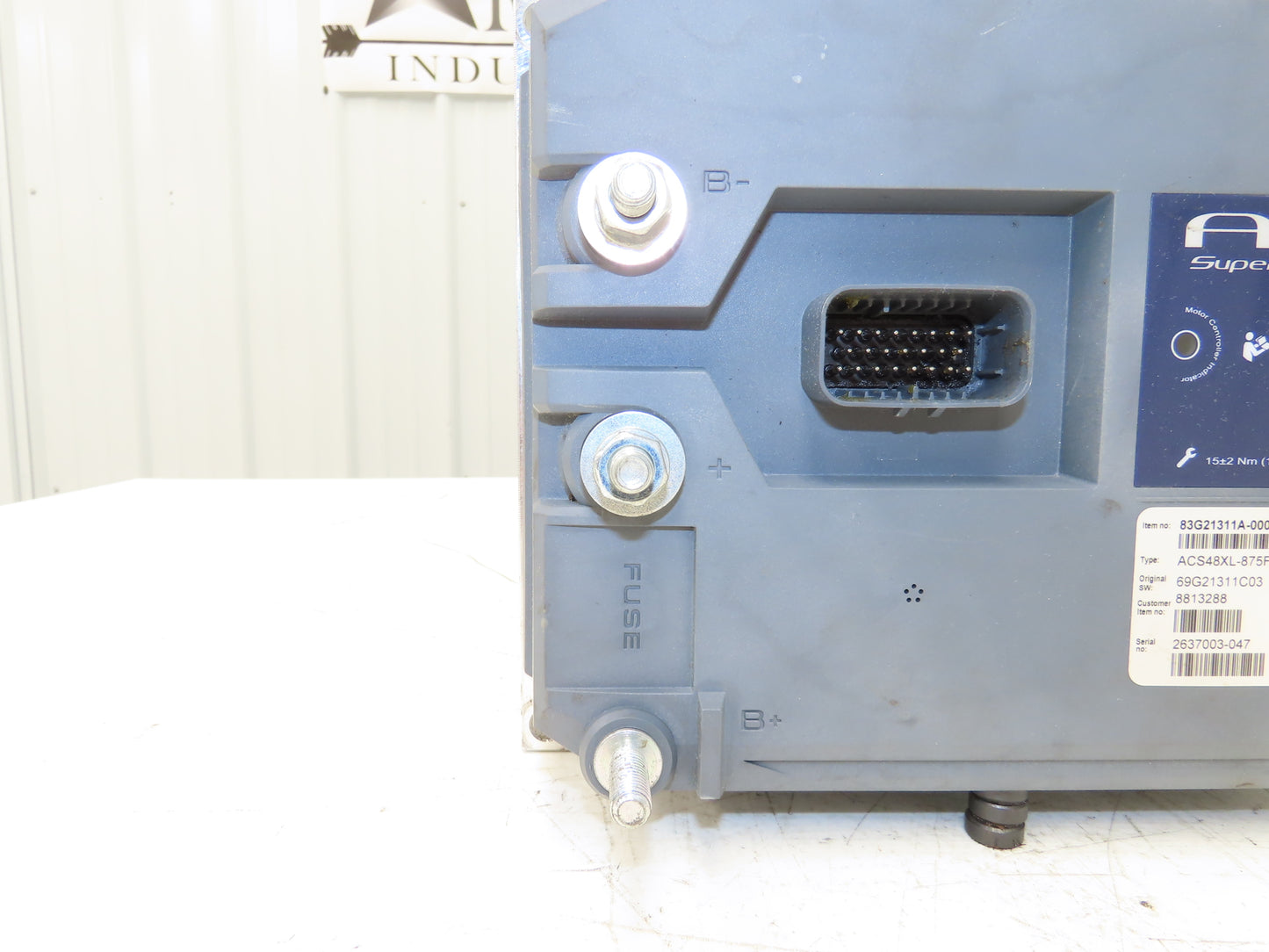 Danaher ACS48XL-875F-23P AC SuperDrive Forklift Motor Controller 48V Off E100XN