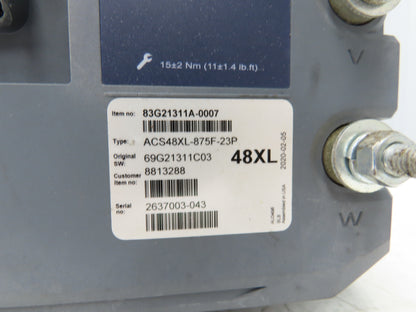 Danaher ACS48XL-875F-23P AC SuperDrive Forklift Motor Controller 48V READ