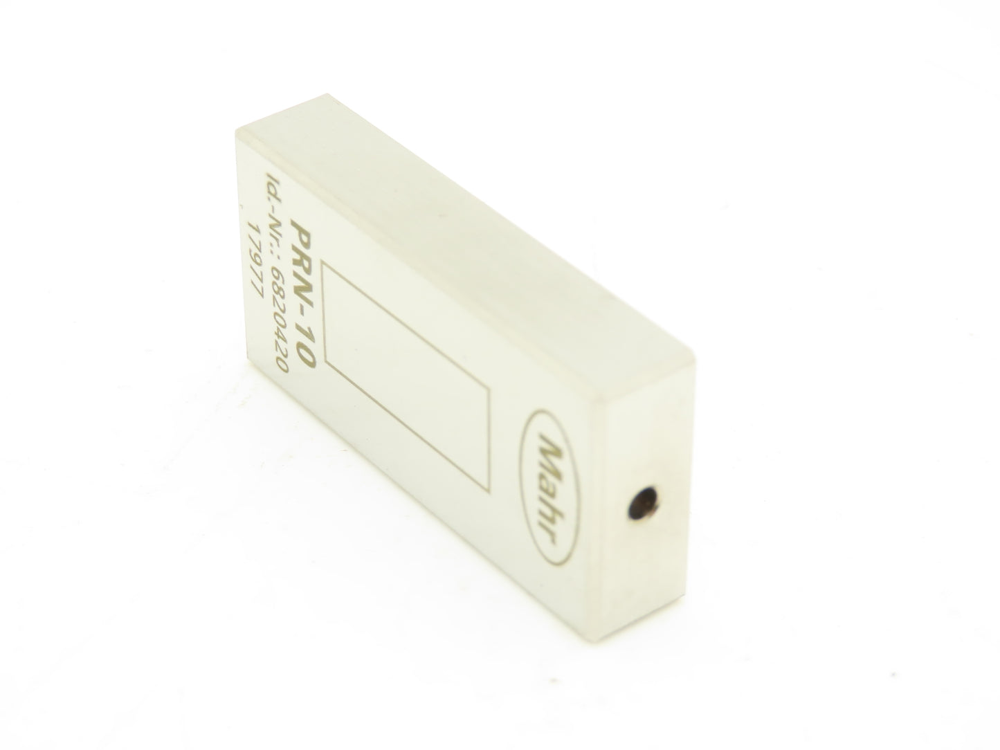 Mahr 6820420 PRN-10 Surface Roughness Standard Chrome Plated Gage Block