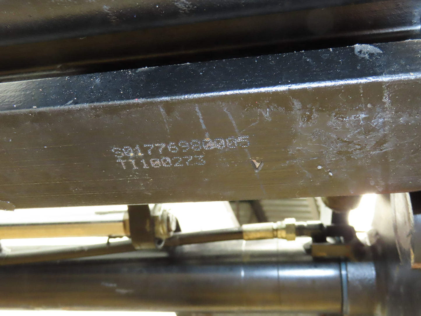 Hyster E100XN Forklift Carriage Fork Positioner 48" Width 10000lbs Class 4 READ