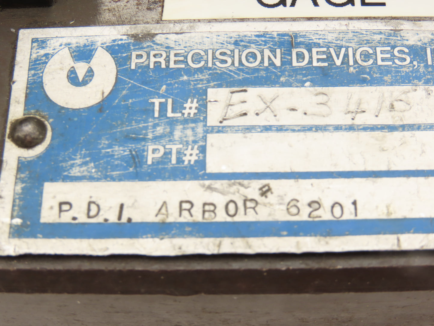 Precision Devices 1-3/16" Dia Ball Arbor End Squareness Gage w/Digital Probe