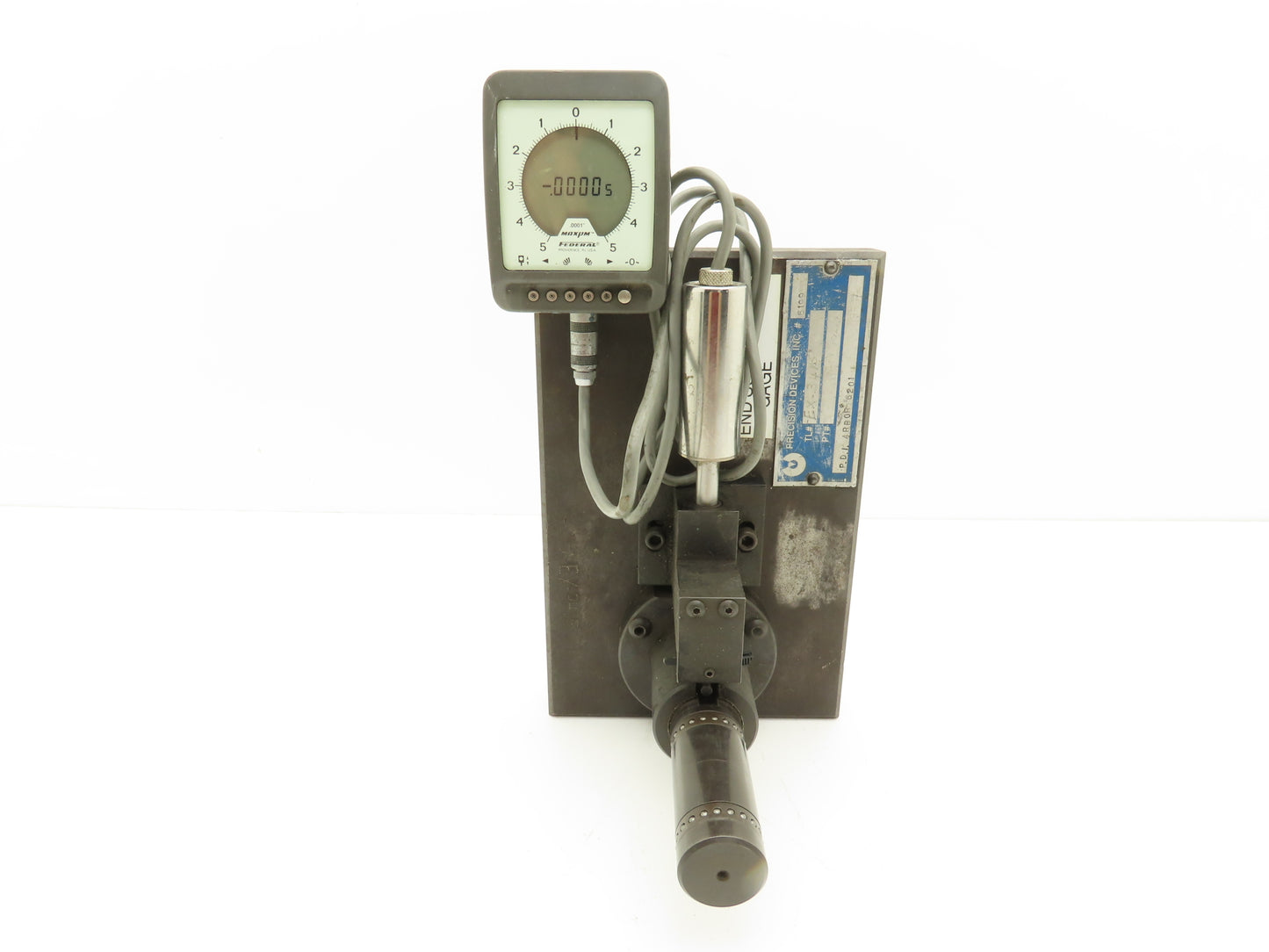 Precision Devices 1-3/16" Dia Ball Arbor End Squareness Gage w/Digital Probe