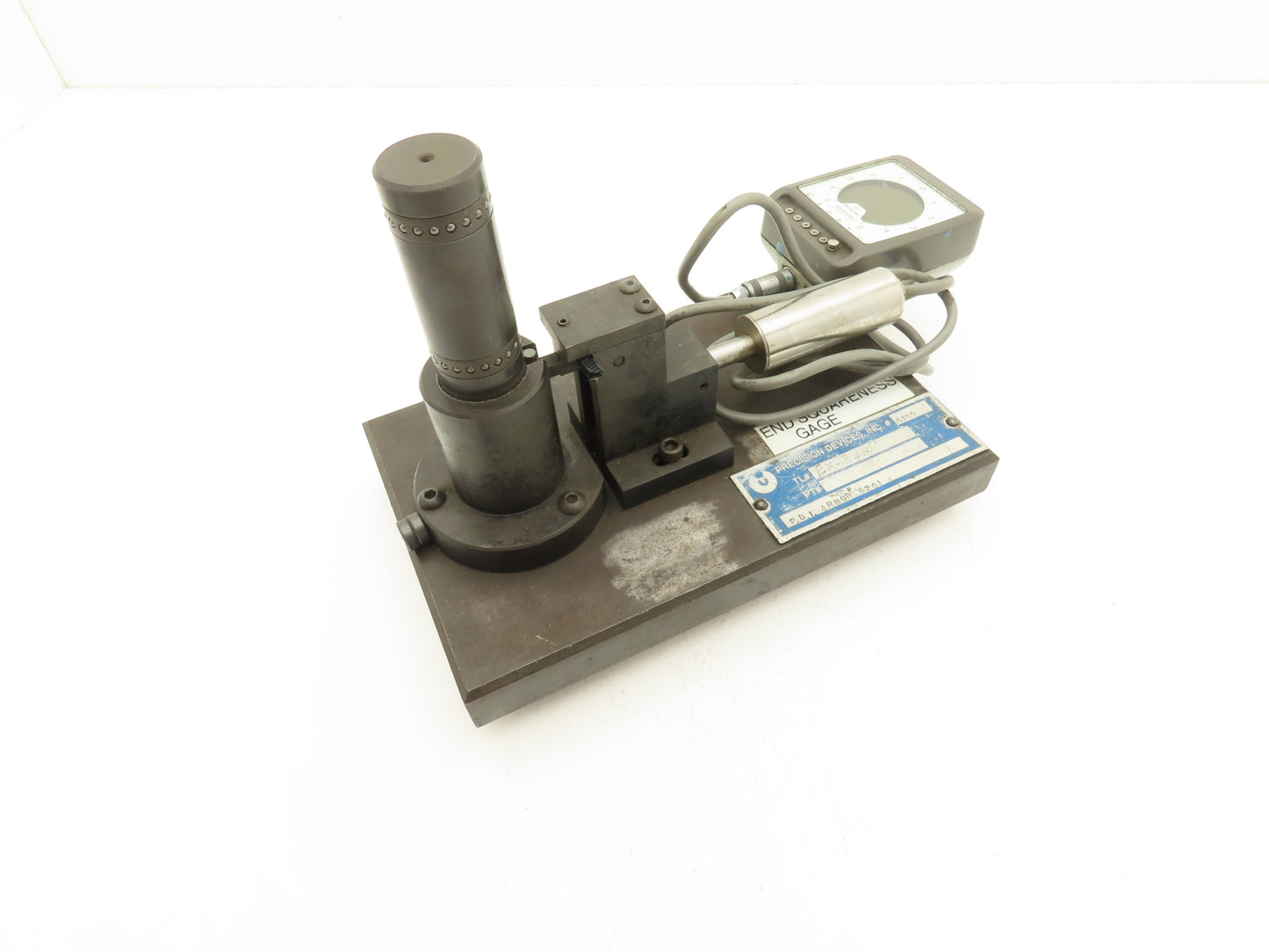 Precision Devices 1-3/16" Dia Ball Arbor End Squareness Gage w/Digital Probe