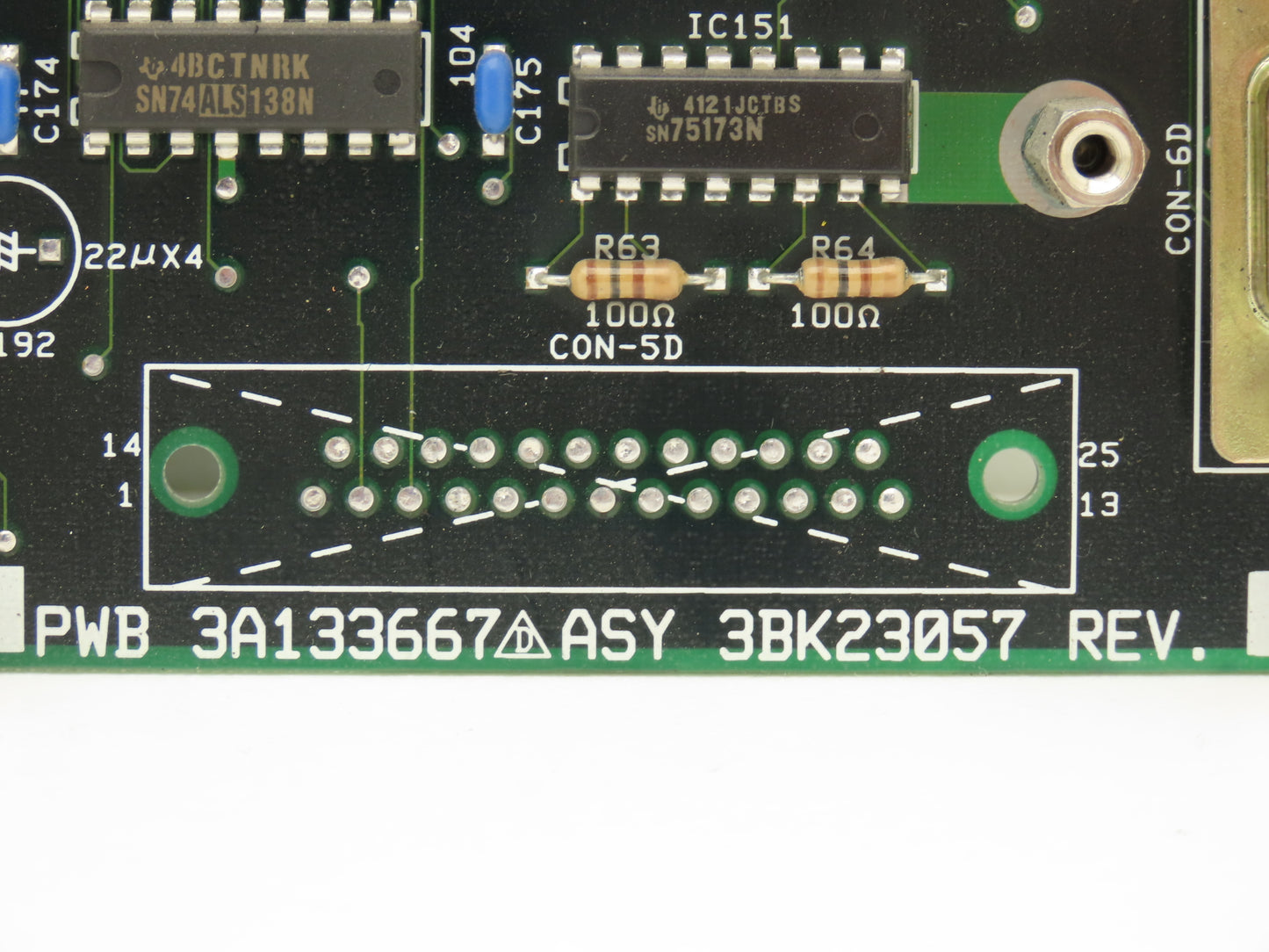 Mitsubishi Electric PWB 3A133667 3BK23057 PLC Circuit Board Module Mother Board