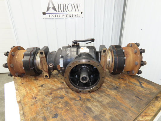 Hyster E100XN Forklift Front Dual Wheel Drive Axle Assembly 8-Lug Off E100XN