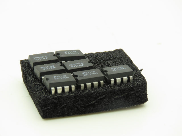 National 93CS46N Semiconductor Integrated Circuit DIP 8-Pin Chip Lot of 7