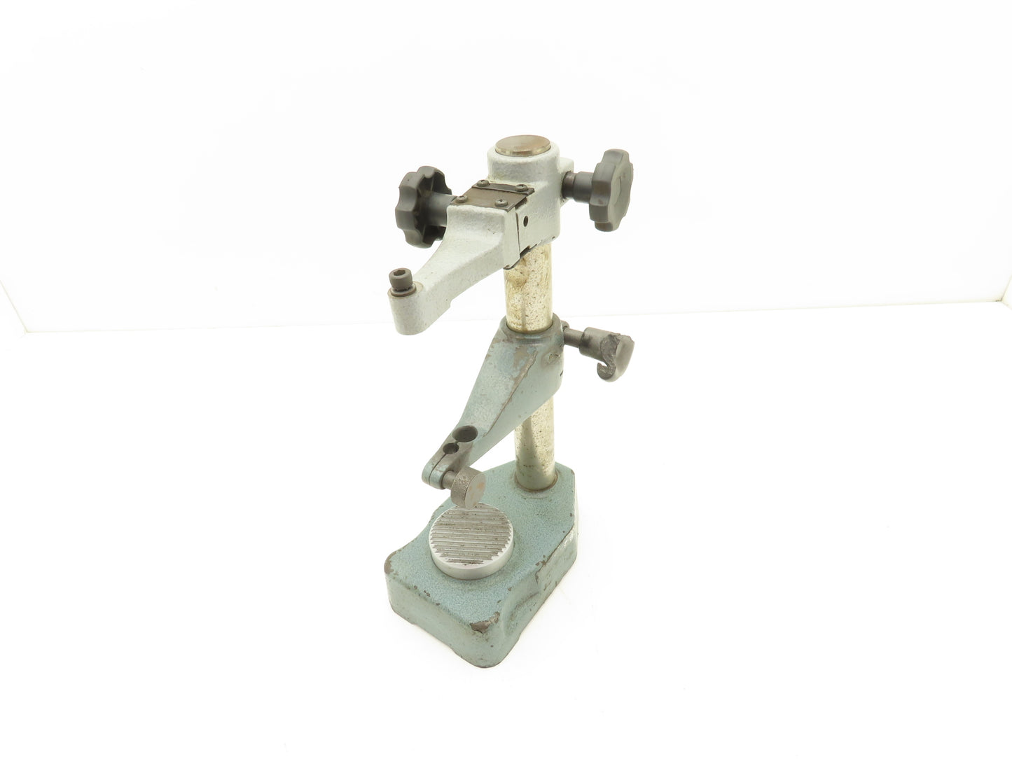 Mitutoyo 519 Indicator Gage Transfer Stand Serrated Anvil 10"H Post