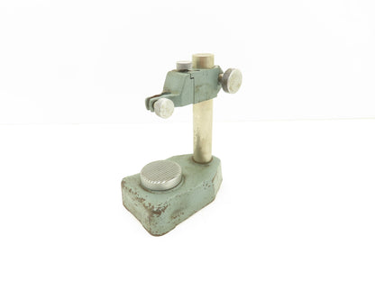 Mitutoyo 519-109 Indicator Transfer Stand Serrated Anvil 6-3/8"H Post 3/8" Stem