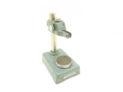 Mitutoyo 7003 Indicator Transfer Stand Serrated Anvil 6-3/8"H Post 3/8" Stem