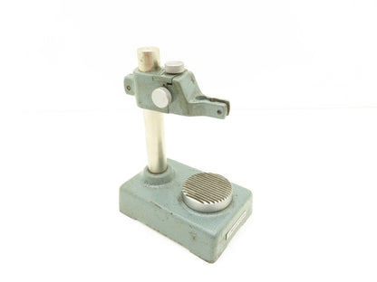 Mitutoyo 7003 Indicator Transfer Stand Serrated Anvil 6-3/8"H Post 3/8" Stem