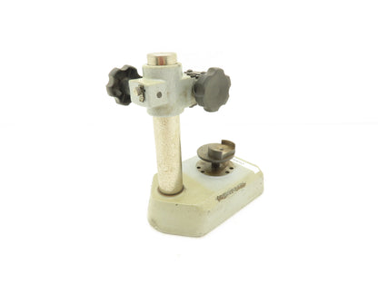 Mitutoyo 7008 Indicator Transfer Stand Custom Anvil 6-3/8"H Post 3/8" Stem
