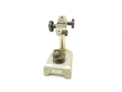 Mitutoyo 7008 Indicator Transfer Stand Custom Anvil 6-3/8"H Post 3/8" Stem