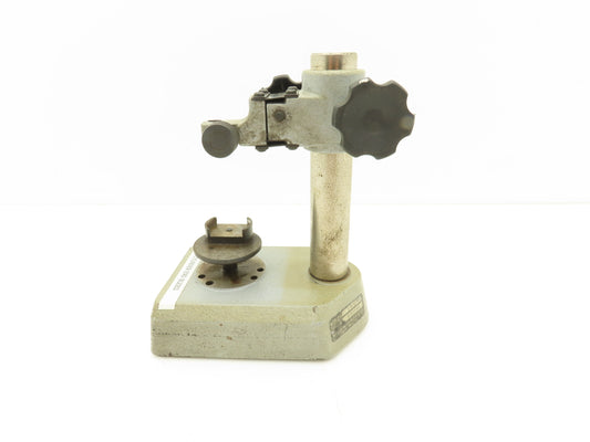 Mitutoyo 7008 Indicator Transfer Stand Custom Anvil 6-3/8"H Post 3/8" Stem