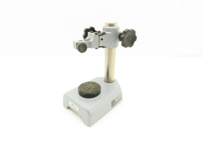 Mitutoyo 7001-10 Indicator Transfer Stand Serrated Anvil 6-3/8"H Post 3/8" Stem