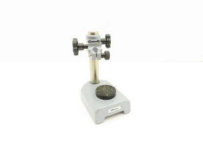 Mitutoyo 7001-10 Indicator Transfer Stand Serrated Anvil 6-3/8"H Post 3/8" Stem