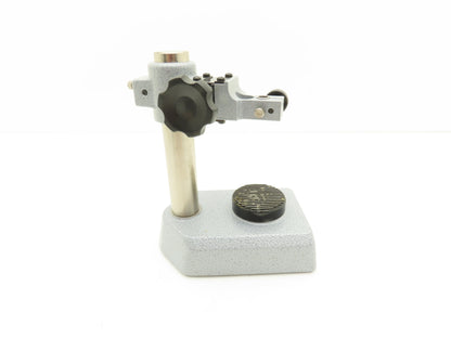 Mitutoyo 7001-10 Indicator Transfer Stand Serrated Anvil 6-3/8"H Post 3/8" Stem