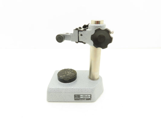 Mitutoyo 7001-10 Indicator Transfer Stand Serrated Anvil 6-3/8"H Post 3/8" Stem