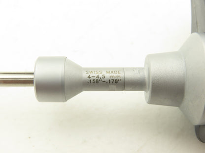 Intrimik 61.90040 Micromaster Digital Micrometer Bore Gage 4-4.5mm .158-.178"