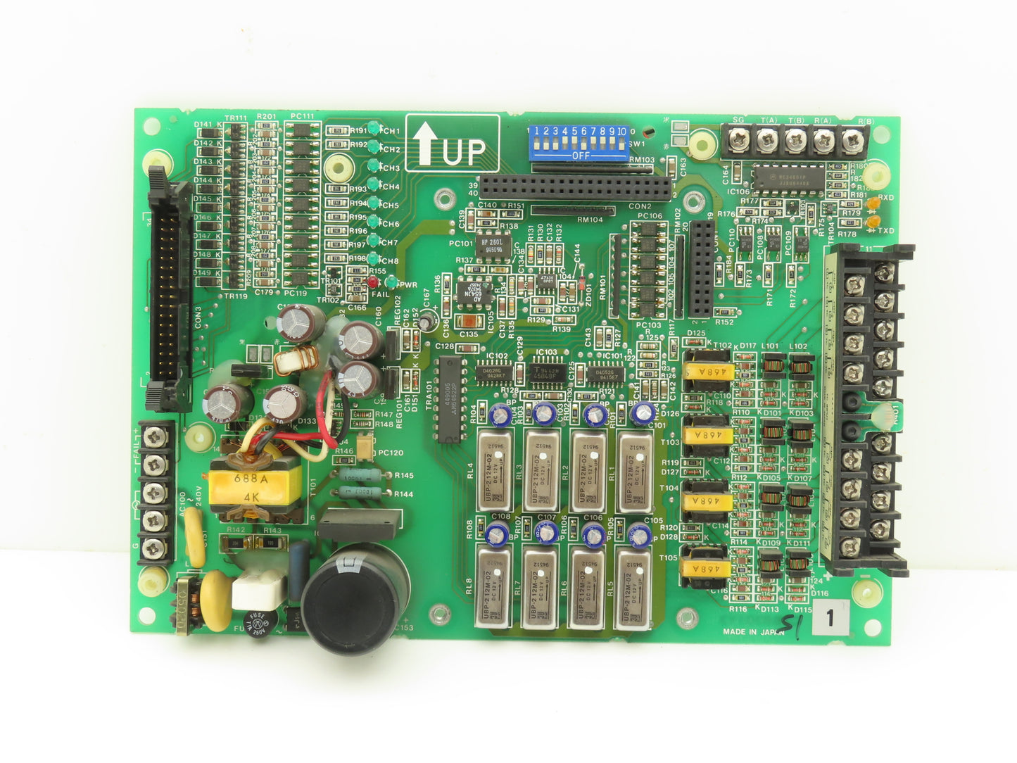 RKC Instrument REX-B820-CS2 Temperature Controller Circuit Board 0-600 Degrees C