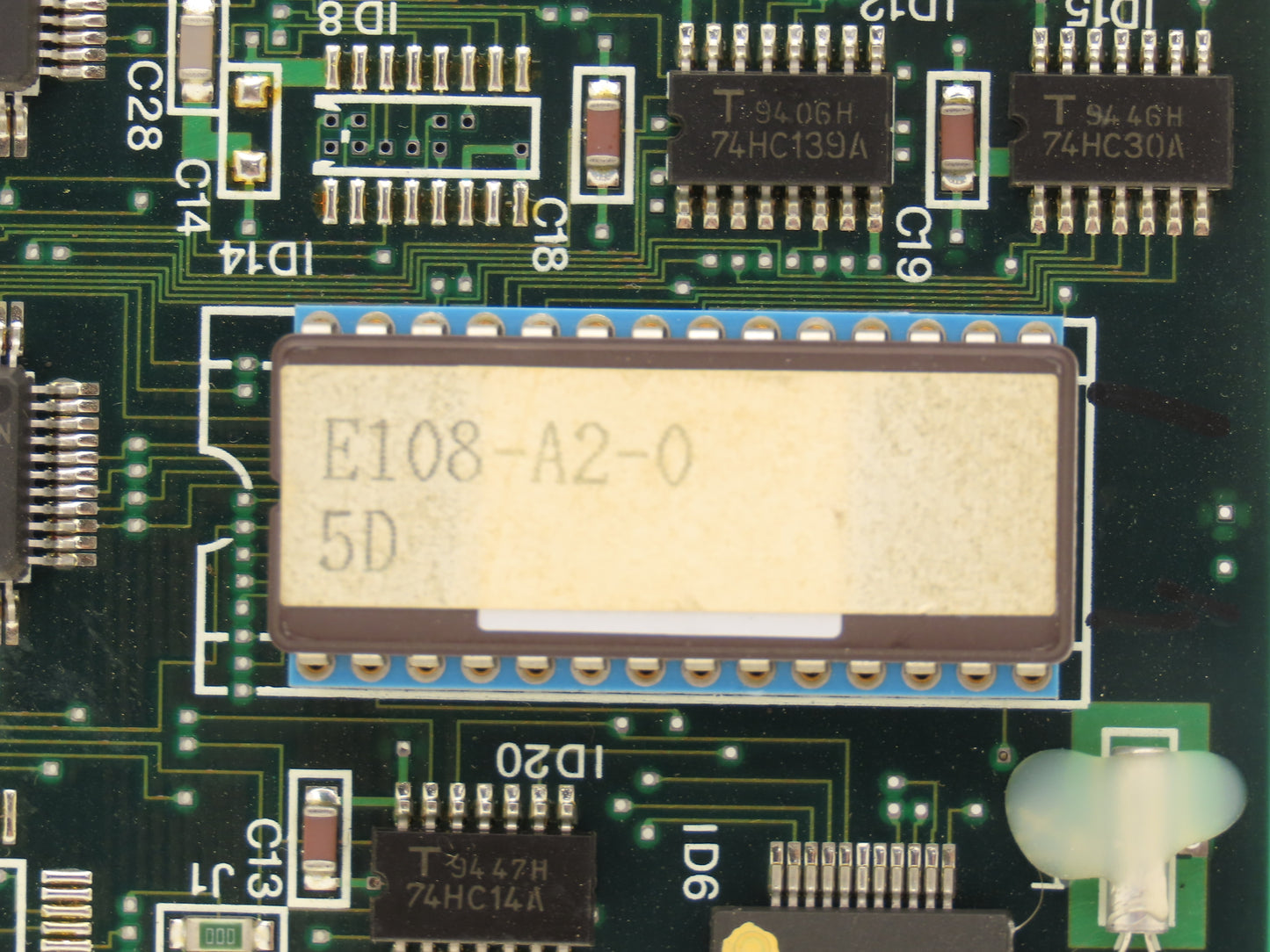 Meiki / RKC Instrument E108-A2-0 Temperature Controller MCU Circuit Board