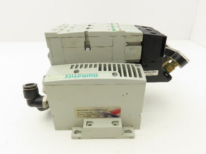 Numatics 4-Station DLR G3 4-Valve Manifold Assembly w/Comm Sub-Bus 24VDC