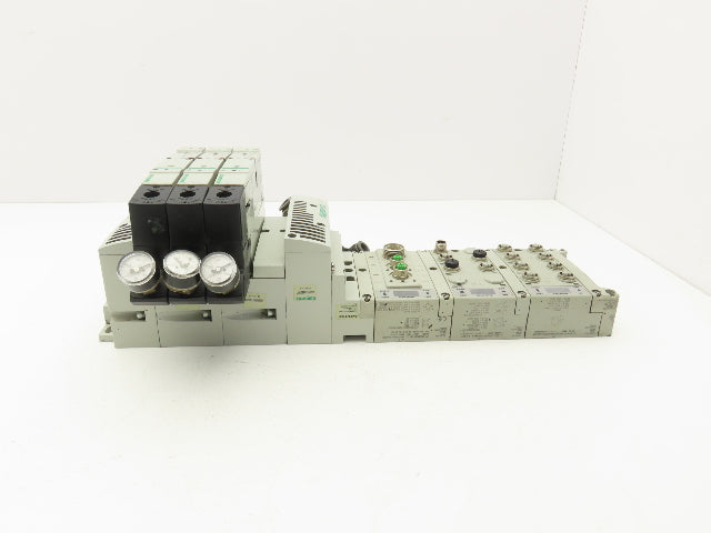 Numatics 4-Station DLR G3 4-Valve Manifold Assembly w/Comm Sub-Bus 24VDC
