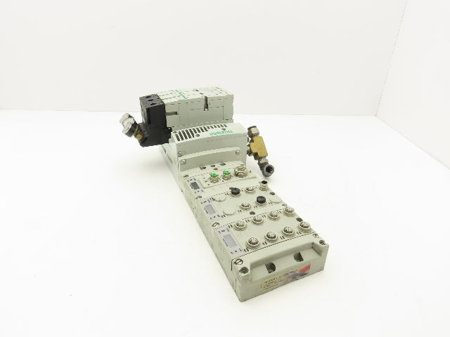 Numatics 4-Station DLR G3 4-Valve Manifold Assembly w/Comm Sub-Bus 24VDC