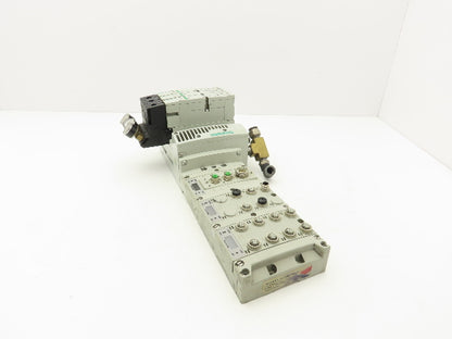 Numatics 4-Station DLR G3 4-Valve Manifold Assembly w/Comm Sub-Bus 24VDC