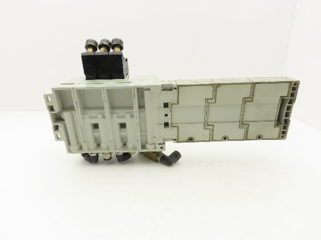 Numatics 4-Station DLR G3 4-Valve Manifold Assembly w/Comm Sub-Bus 24VDC