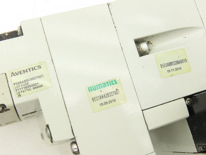 Numatics 4-Station DLR G3 4-Valve Manifold Assembly w/Comm Sub-Bus 24VDC